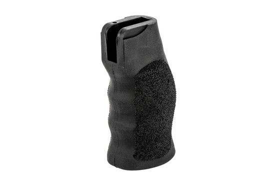 ERGO Grips AR 15 / AR10 Deluxe Tactical pistol grip with zero angle design in black for modern shooting stances.